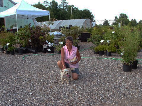 Carol Yee and Littlebit at the Nursery.